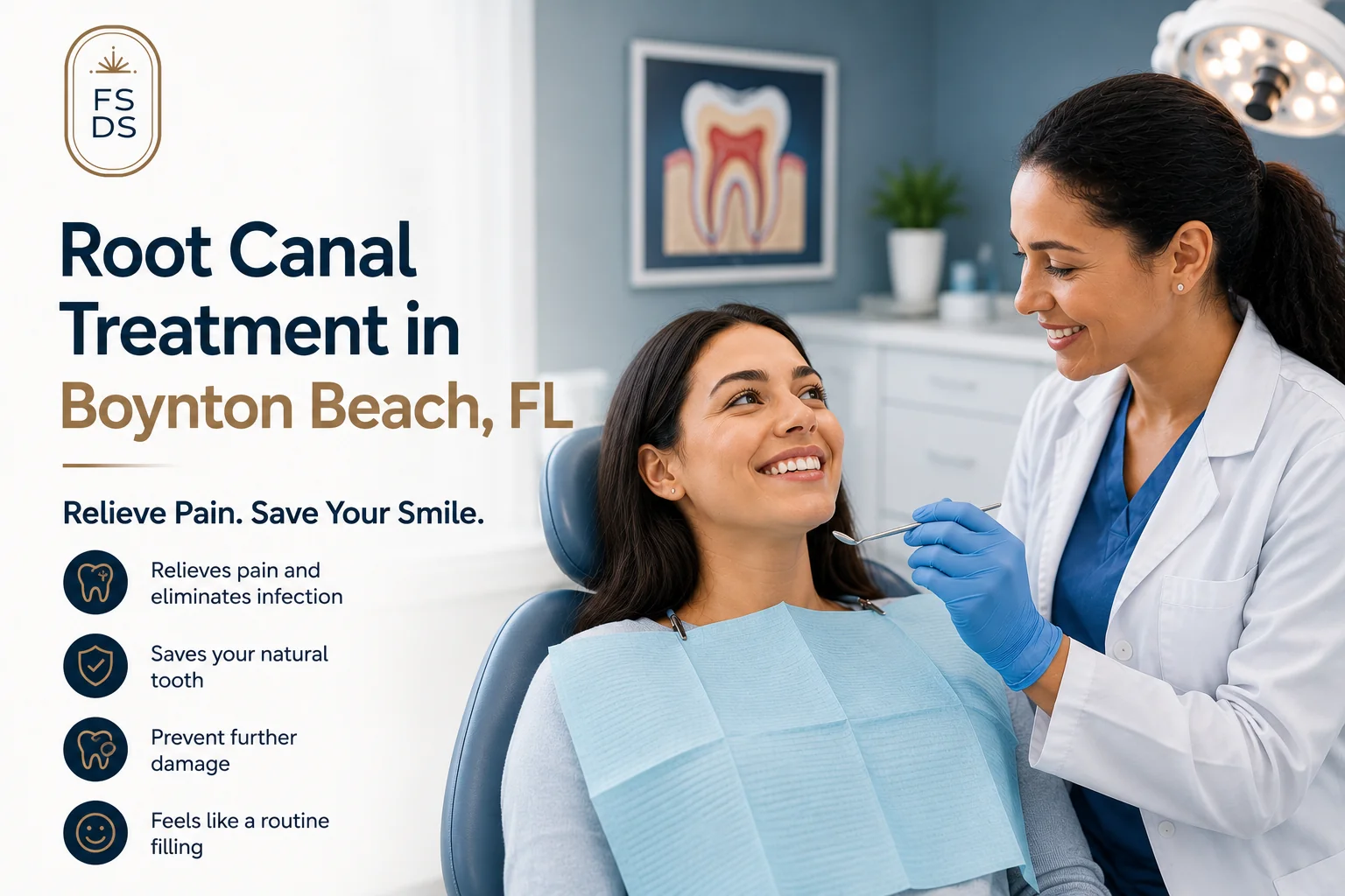 Root canal treatment in Boynton Beach, FL — Fancy Smiles Dental Studio